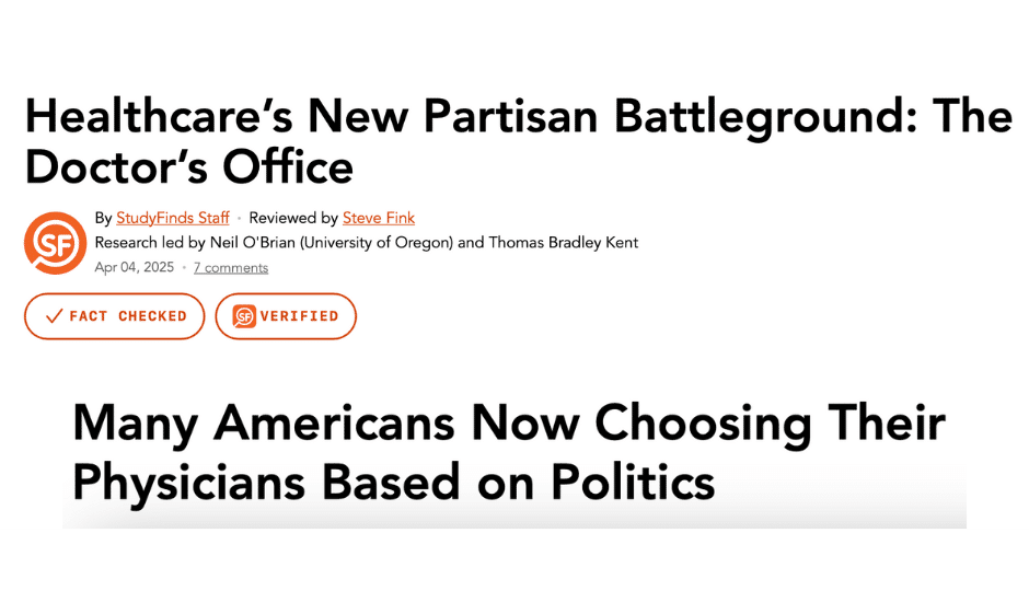 Many are Now Choosing their Doctors Based on Politics 5